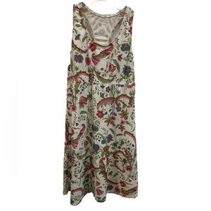 Spunk wear floral print swim dress size small EUC